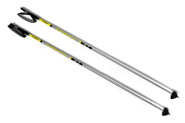 Палки лыжные VUOKATTI 145 Black-Yellow ALU